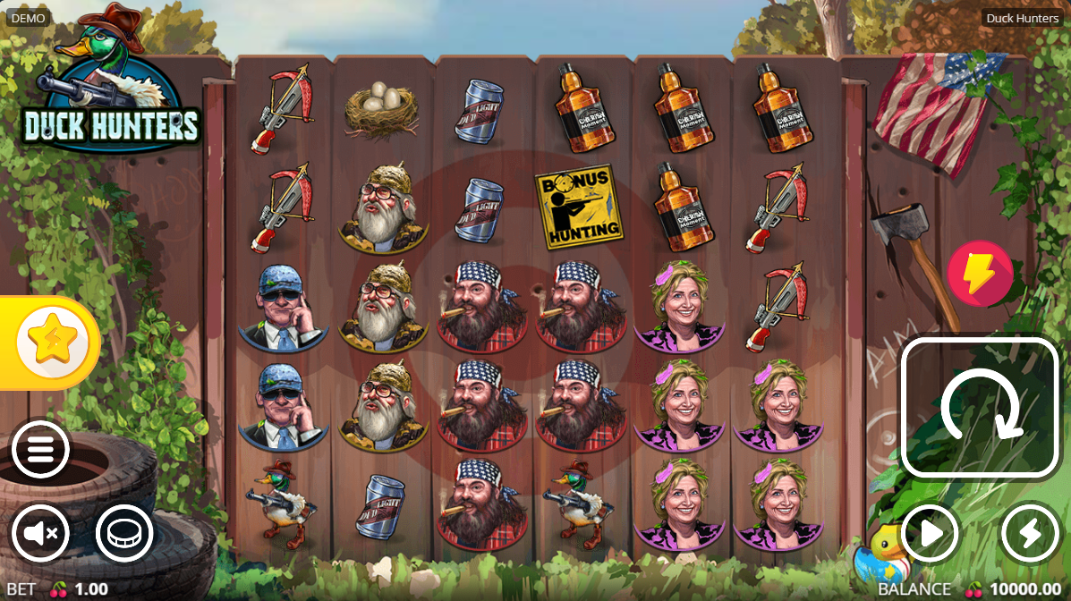 demo play of duck hunters on stake