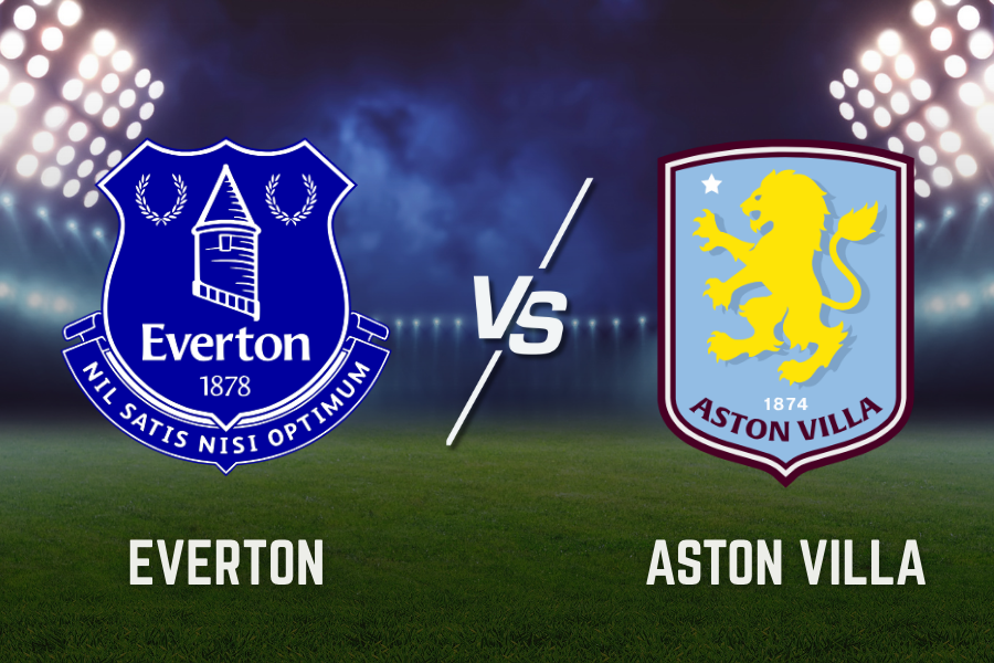 logos of everton and aston villa football teams