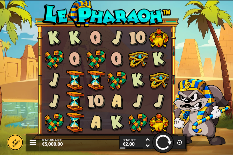 stake.comでのLe Pharaohスロットのデモプレイ