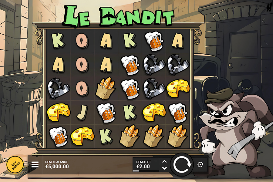 stake.comでのLe Banditスロットのデモプレイ