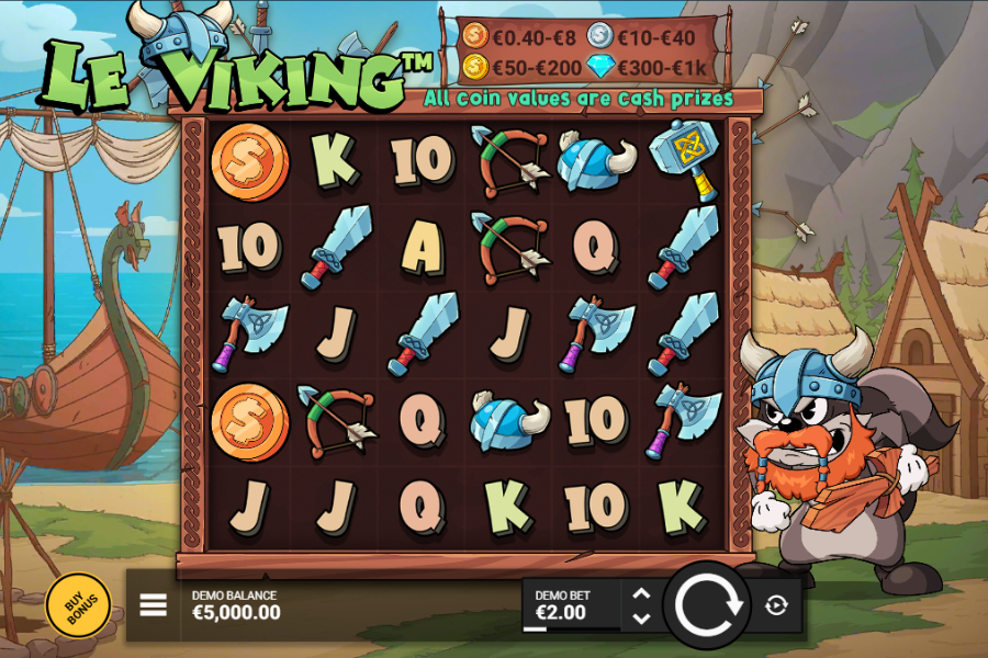 stake.comでのLe Vikingスロットのデモプレイ