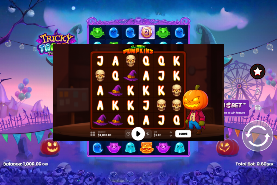 demo play of tricky treats slot