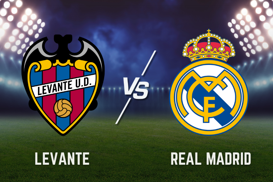 the official logos of levante and real madrid
