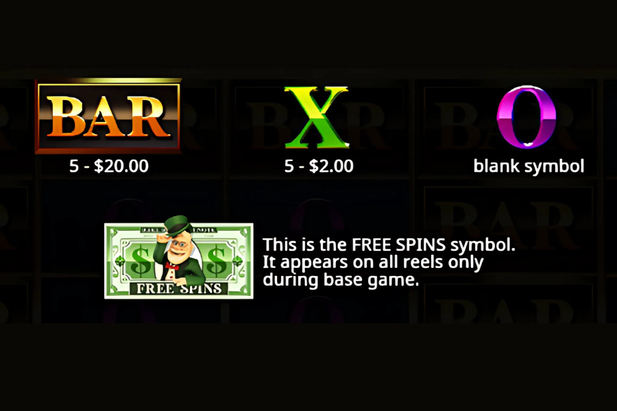 paytable for hundreds and thousands slot