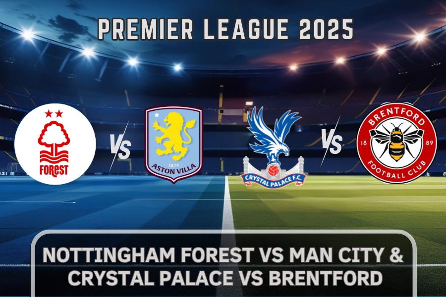 crystal palace and brentford and man united and forest logos in football