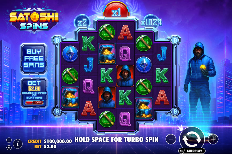 demo play of satoshi spins slot