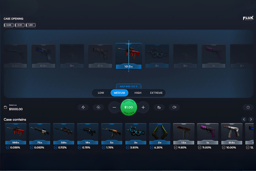 case opening slot demo play on stake.com