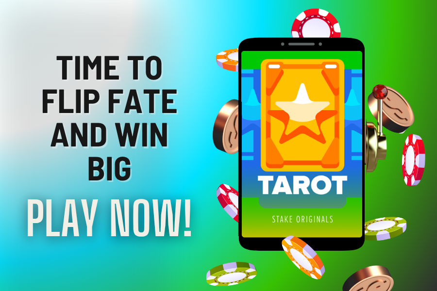 playing tarot casino game on a mobile