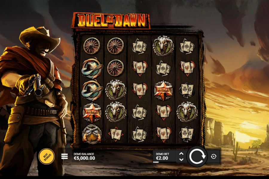demo play of duel at dawn slot at stake